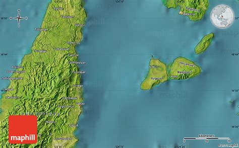 Satellite Map of Danao .